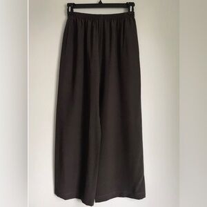 *SOLD* EUC Eskandar silk chocolate brown pants